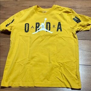Nike Jordan Yellow Graphic Tee